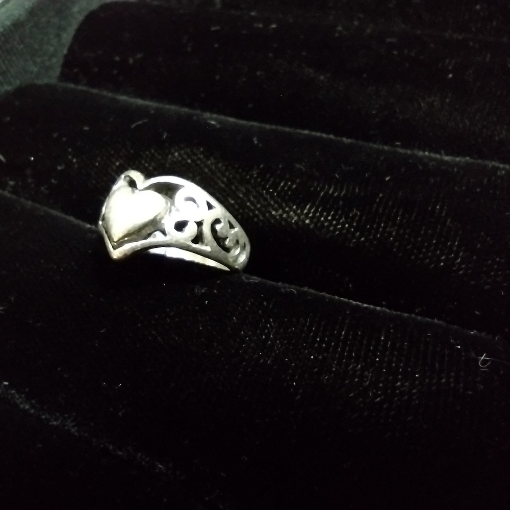 Silver Heart Ring - image 3